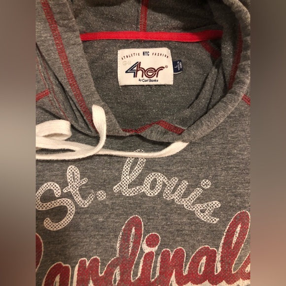 St. Louis Cardinals thin hoodie with front pouch, L - Picture 3 of 12